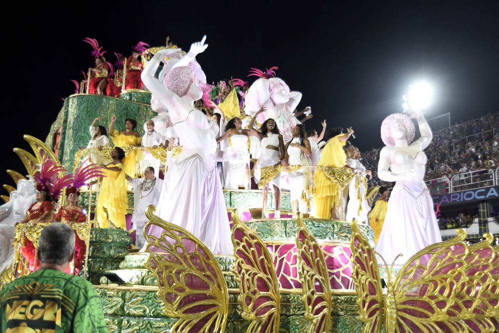 Desfile da Mangueira 2024. Foto: SRzd/Leandro Milton