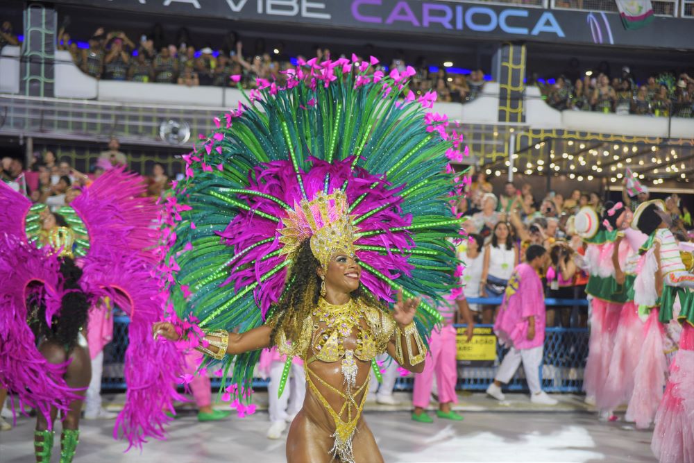 Desfile da Mangueira 2024. Foto: SRzd/Leandro Milton