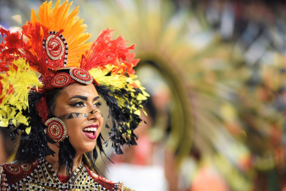 Desfile do Salgueiro 2024. Foto: SRzd/Juliana Dias