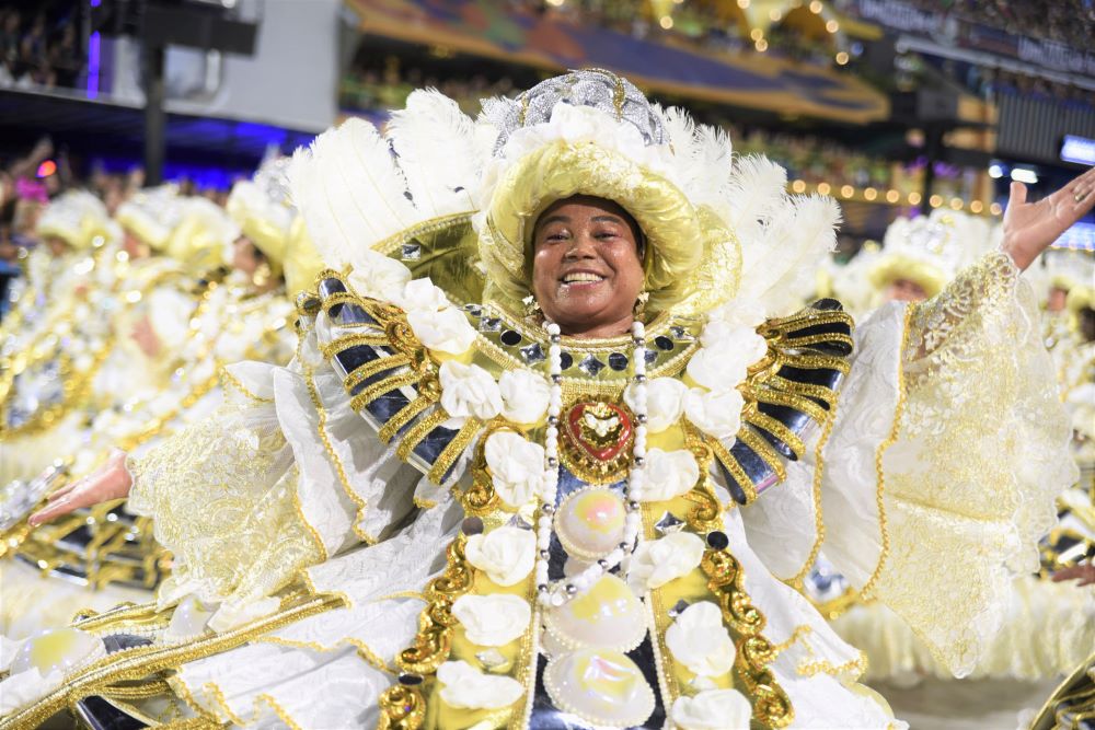 Desfile da Mangueira 2024. Foto: SRzd/Leandro Milton