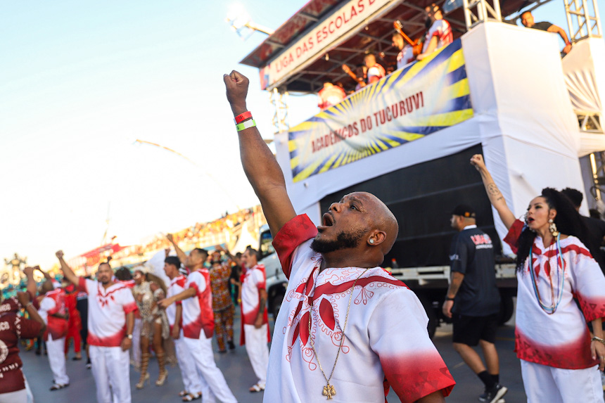 Desfile 2024 da Acadêmicos do Tucuruvi. Foto: Cesar R. Santos/SRzd