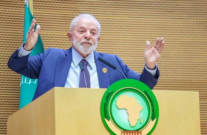 Lula discursa, cita dívida histórica por escravidão e é aplaudido de pé em Cúpula na África