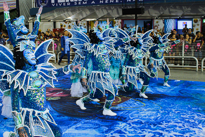 Desfile 2024 Nenê de Vila Matilde. Foto: André Luis de Souza/SRzd