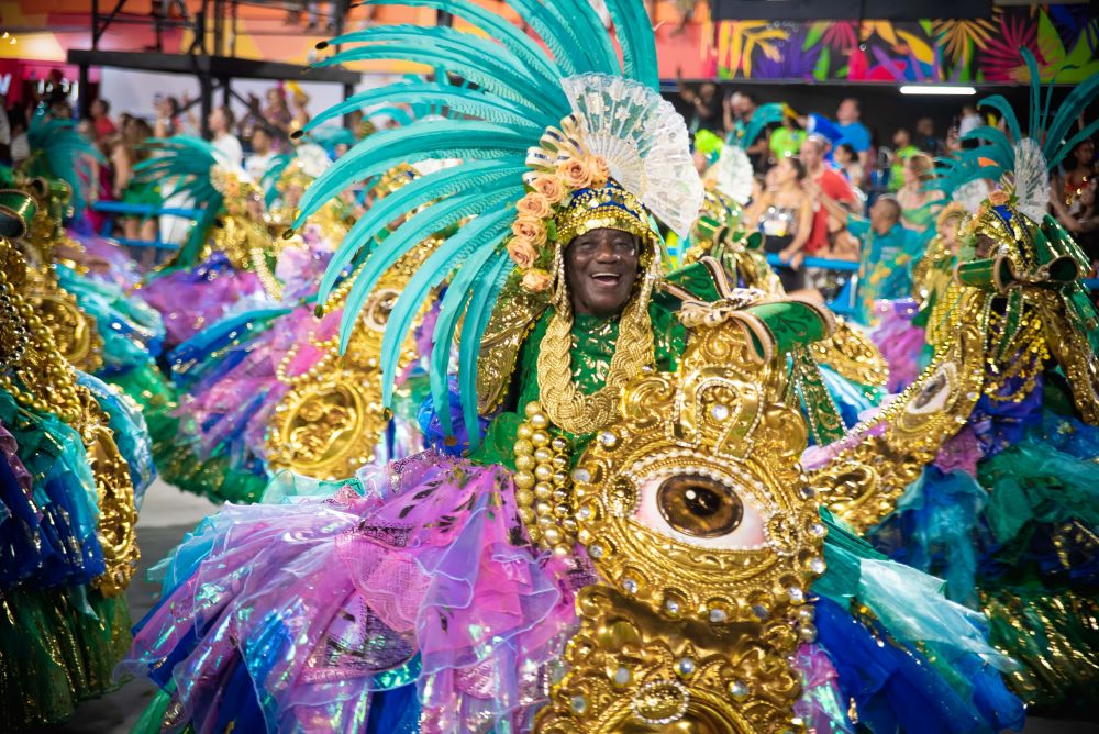 Desfile da Imperatriz Leopoldinense 2024. Foto: SRzd/Leandro Milton