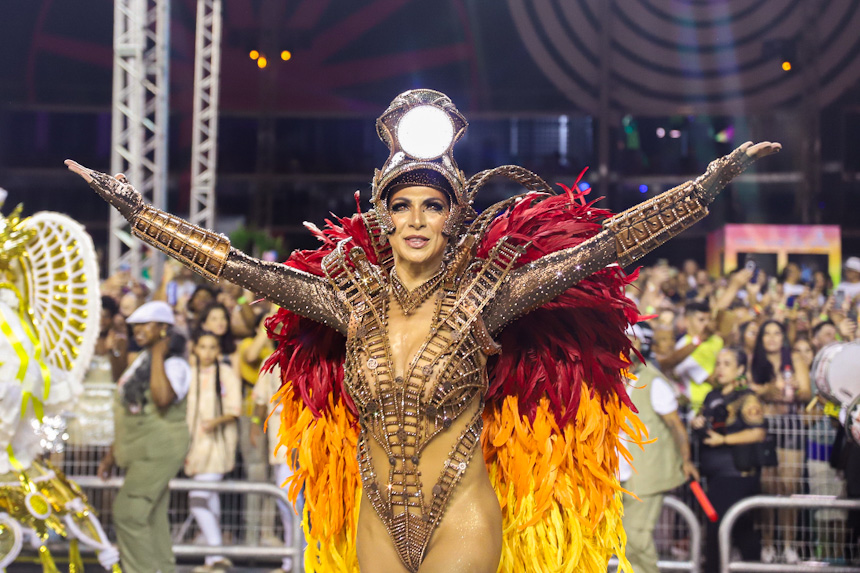 Desfile 2024 da Mocidade Alegre. Foto: Cesar R. Santos/SRzd