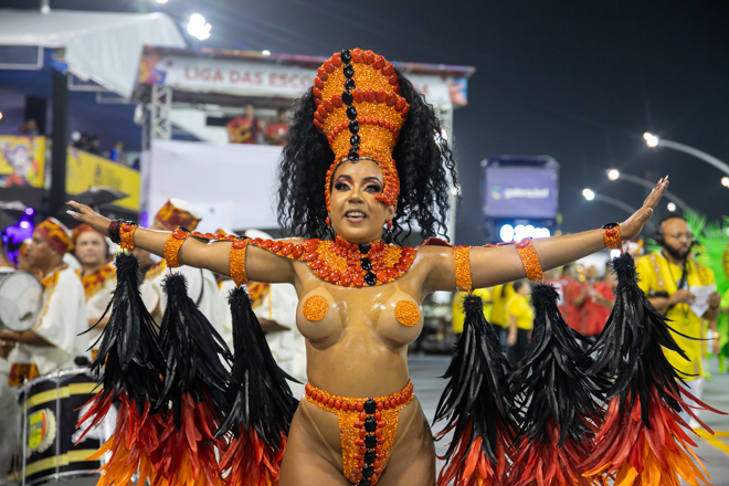 Desfile 2024 da Unidos de São Miguel. Foto: Cesar R. Santos/SRzd