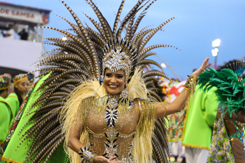 Desfile 2024 da Unidos do Peruche. Foto: Cesar R. Santos/SRzd