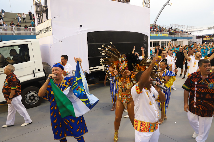 Desfile 2024 da Unidos do Peruche. Foto: Cesar R. Santos/SRzd