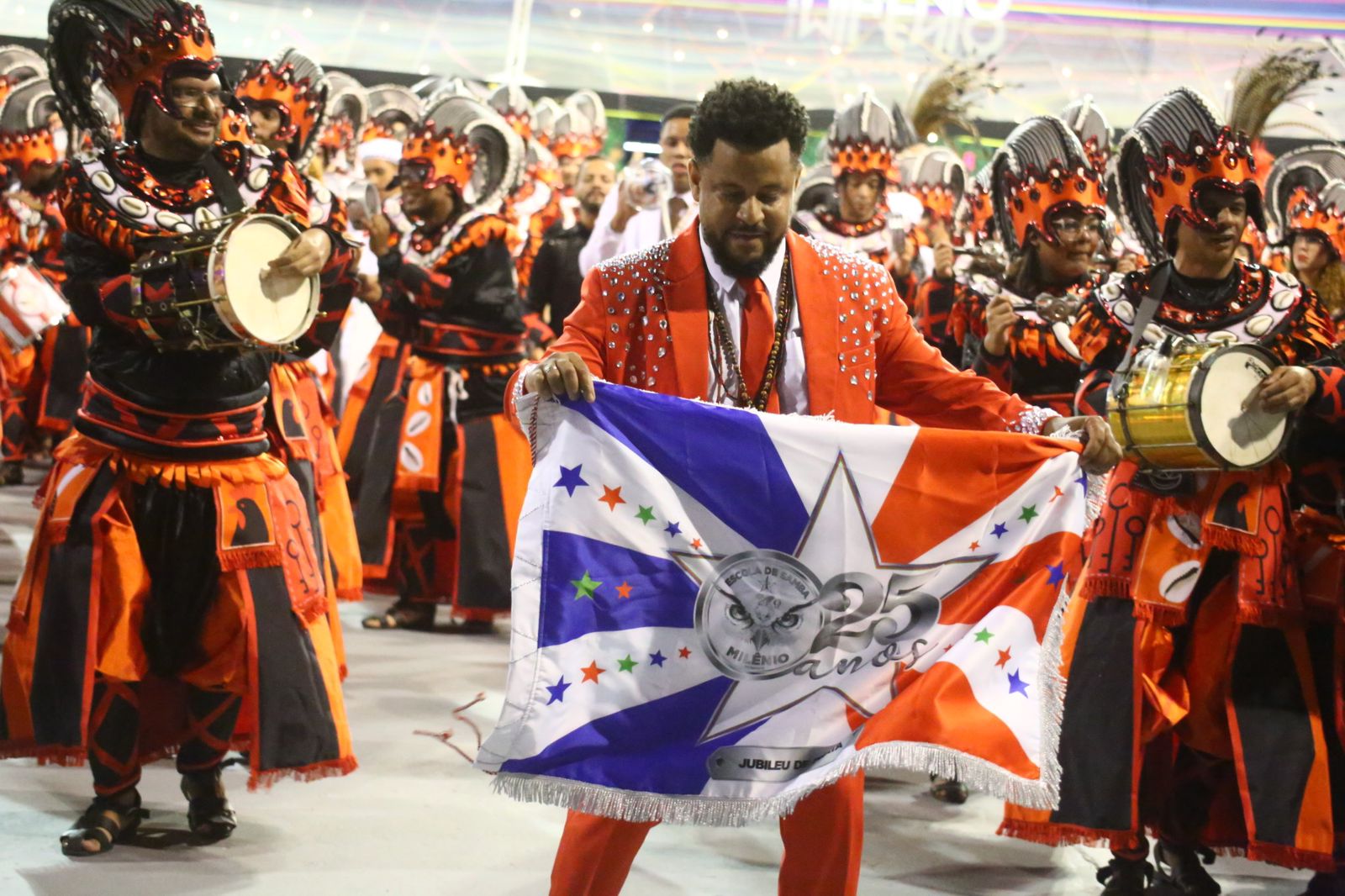 Estrela do Terceiro Milênio no desfile das campeãs 2024. Foto: Kleber Santos