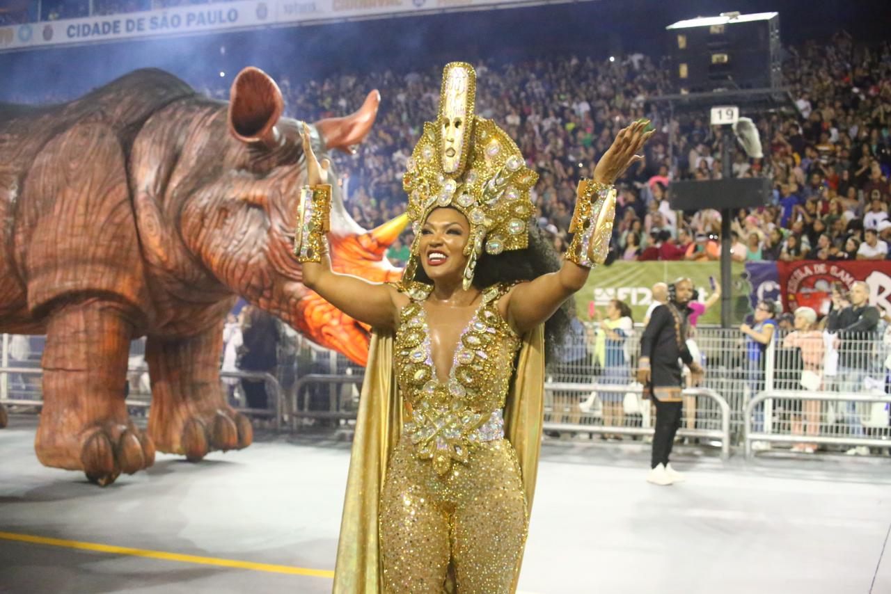 Dragões da Real no desfile das campeãs 2024. Foto: Kleber Santos