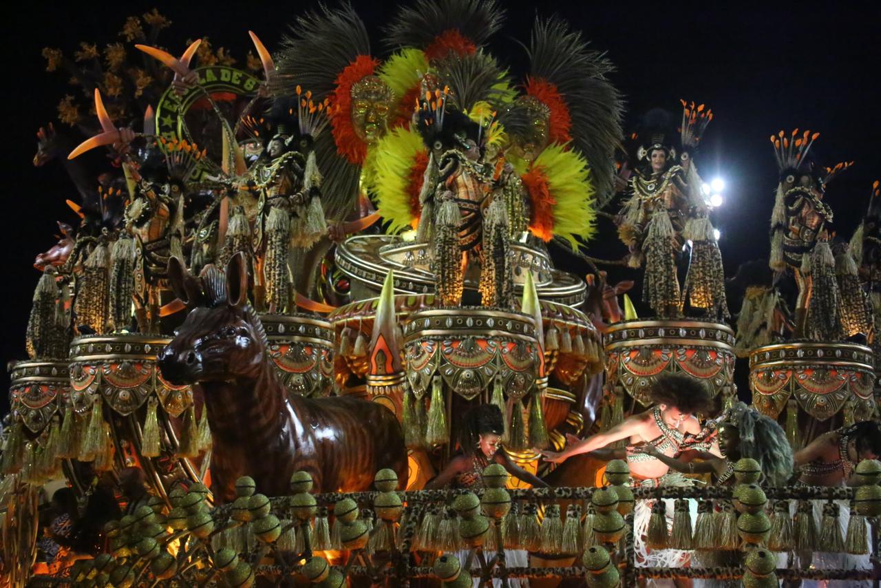 Dragões da Real no desfile das campeãs 2024. Foto: Kleber Santos