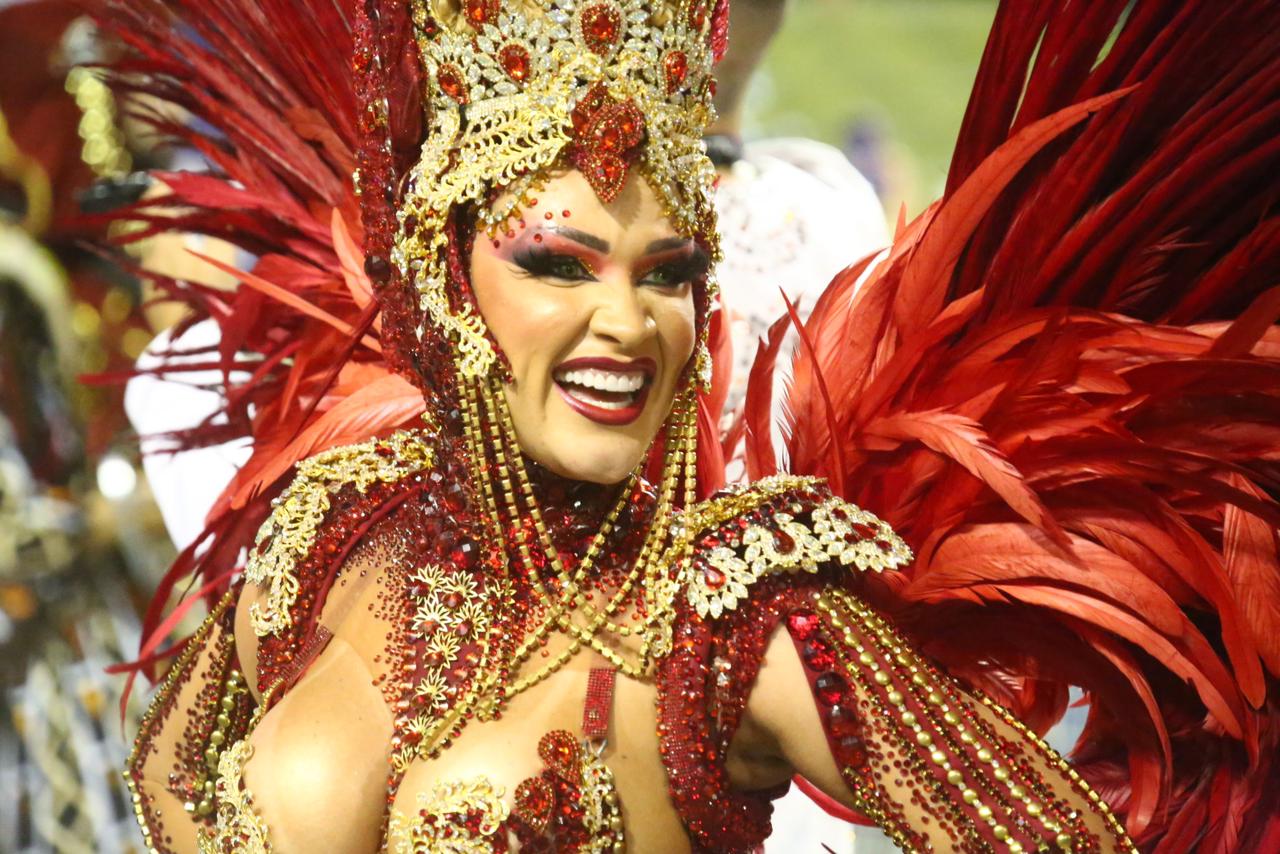 Dragões da Real no desfile das campeãs 2024. Foto: Kleber Santos