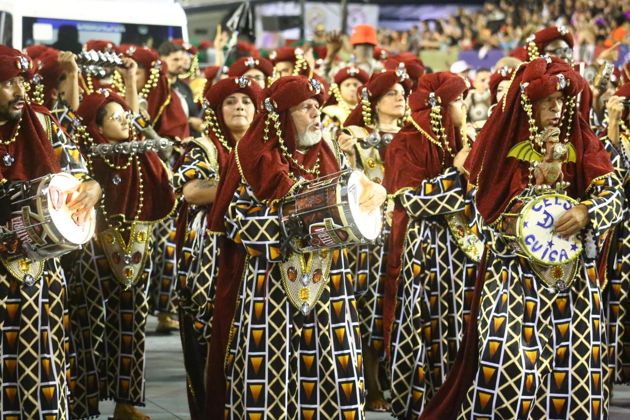 Dragões da Real no desfile das campeãs 2024. Foto: Kleber Santos