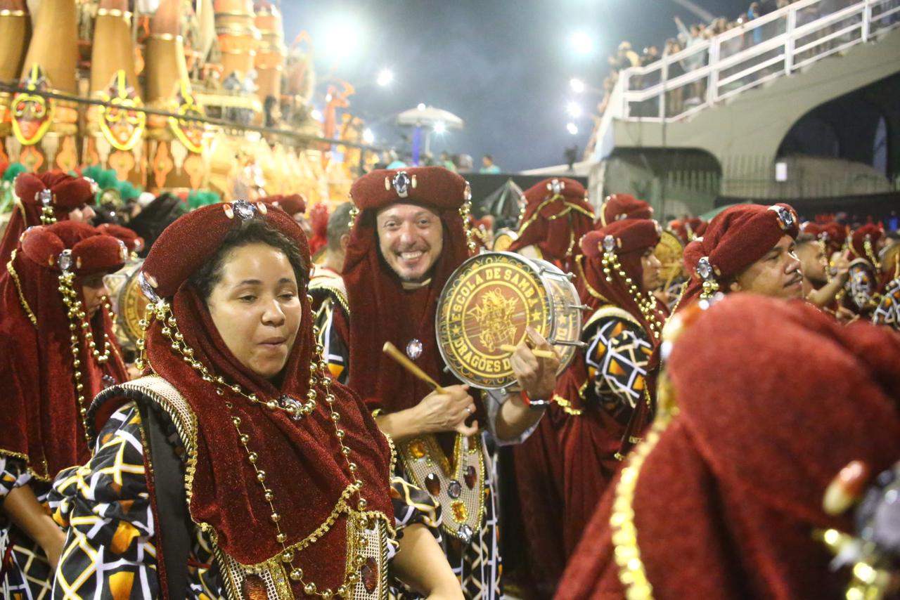 Dragões da Real no desfile das campeãs 2024. Foto: Kleber Santos