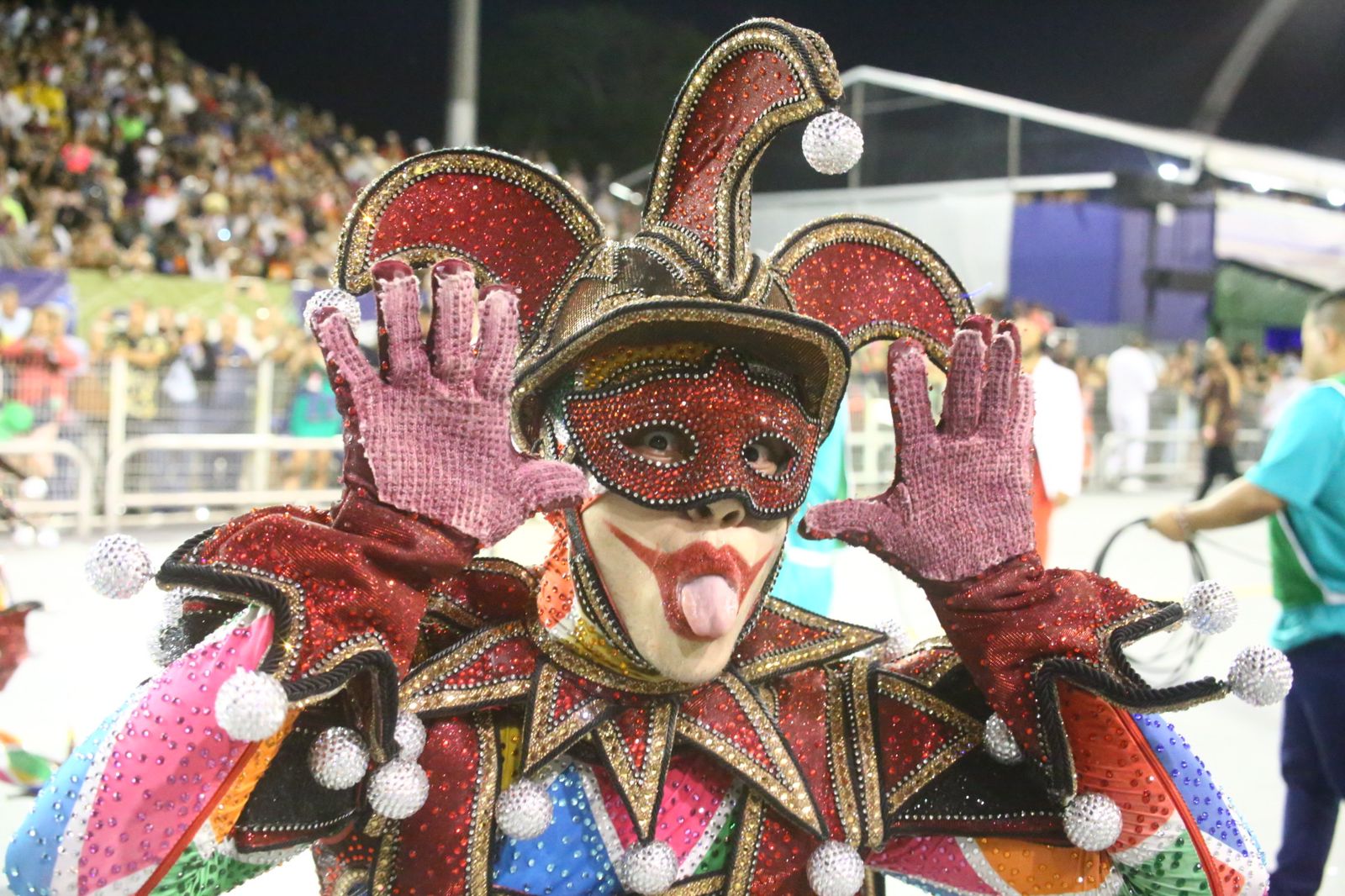 Mocidade Alegre no desfile das campeãs 2024. Foto: Kleber Santos