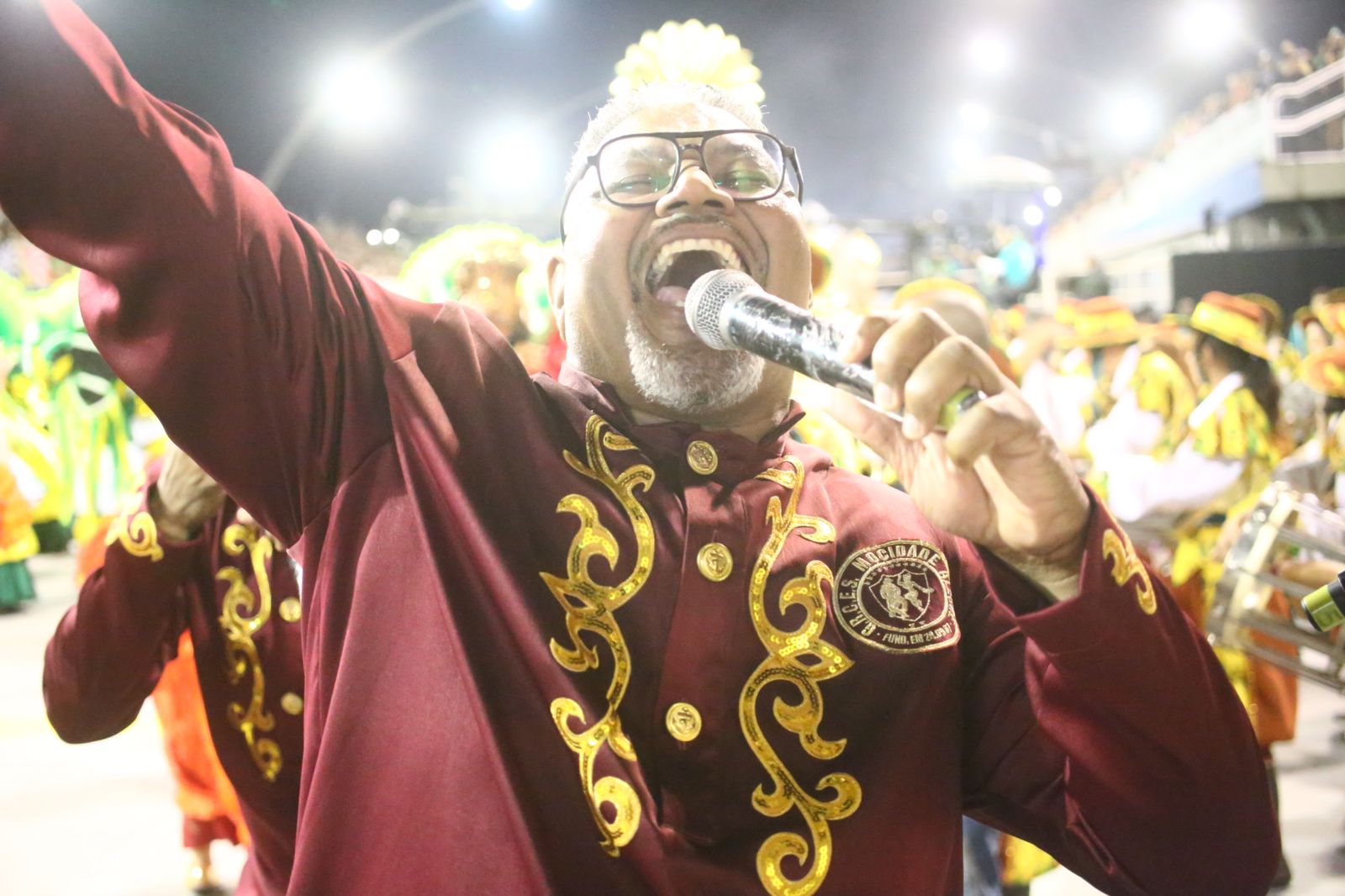 Mocidade Alegre no desfile das campeãs 2024. Foto: Kleber Santos