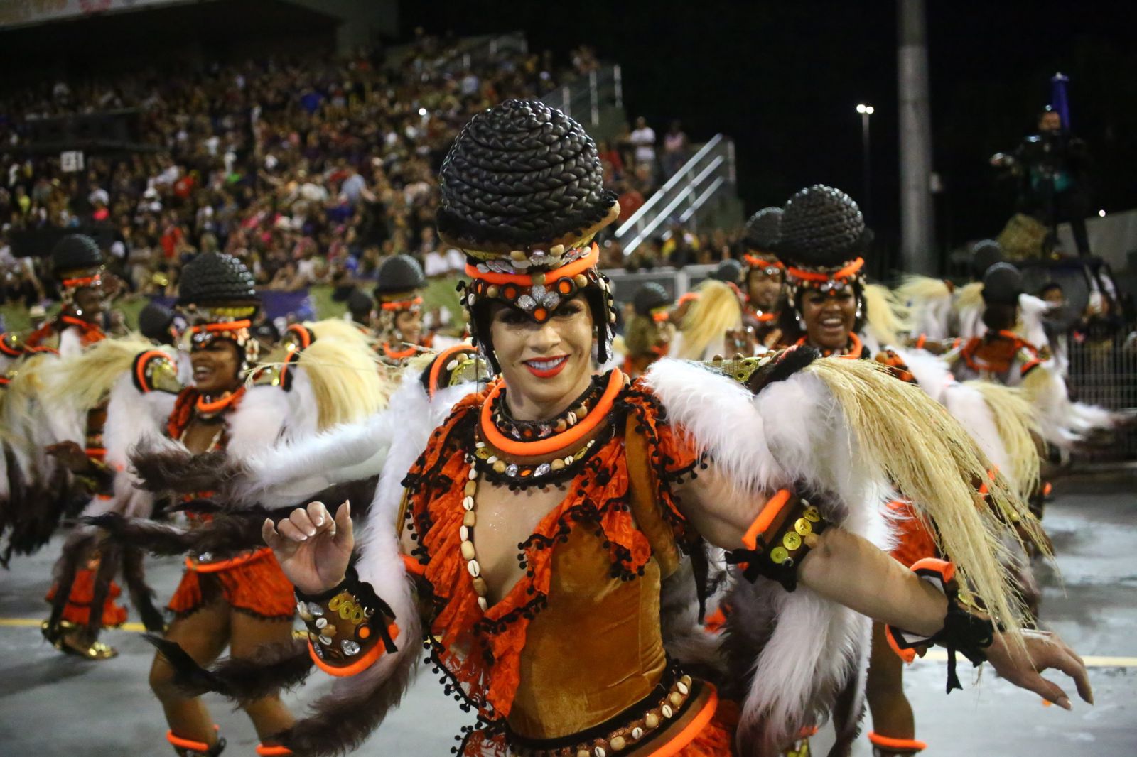 Mocidade Alegre no desfile das campeãs 2024. Foto: Kleber Santos