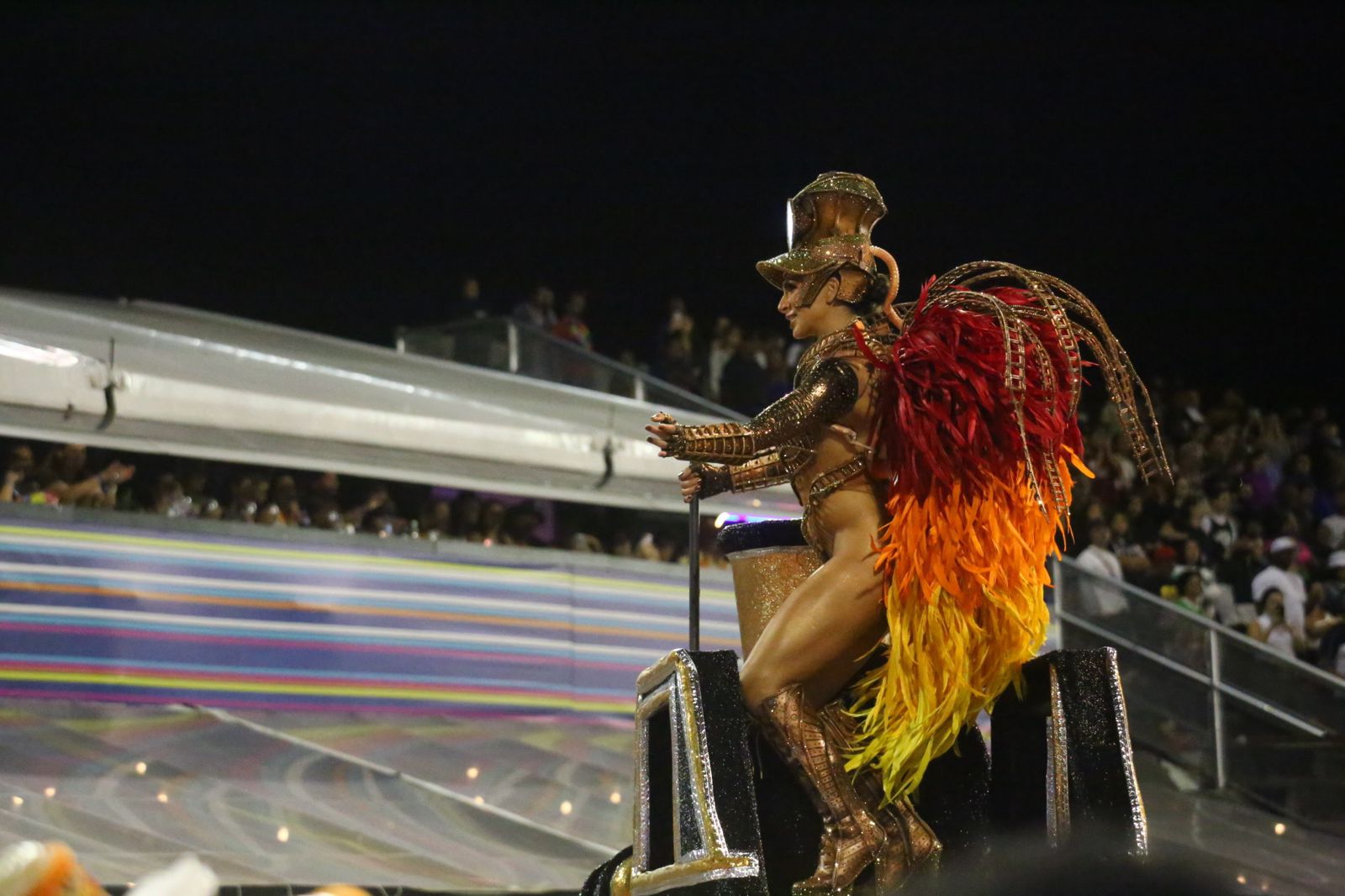 Mocidade Alegre no desfile das campeãs 2024. Foto: Kleber Santos