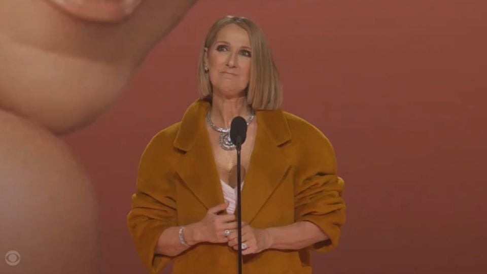 VÍDEO: Com síndrome rara, Céline Dion faz aparição no Grammy