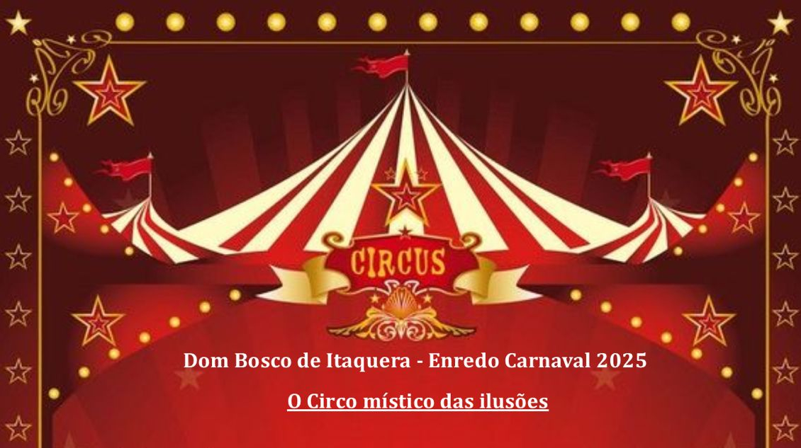 Confira o logotipo do enredo da Dom Bosco para o Carnaval 2025