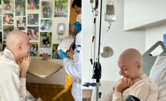 Fabiana, filha de Roberto Justus, recebe doação de medula óssea