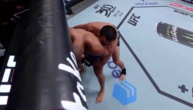 VÍDEO: Brasileiro morde adversário em luta e é demitido do UFC; lesão vira tatuagem