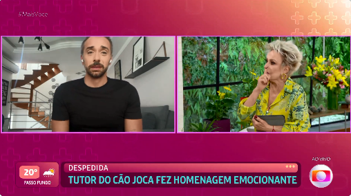 Emoção e revolta: Ana Maria e tutor de Joca choram ao comentar morte do cão