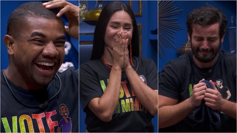 Davi, Matteus e Isabelle são surpreendidos por familiares no BBB 24; assista