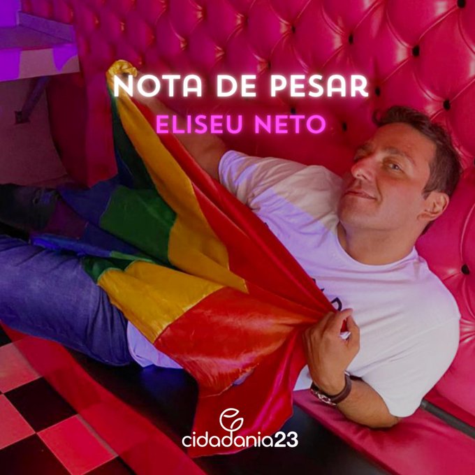 Morre o ativista LGBTQIAPN+ Eliseu Neto, aos 45 anos