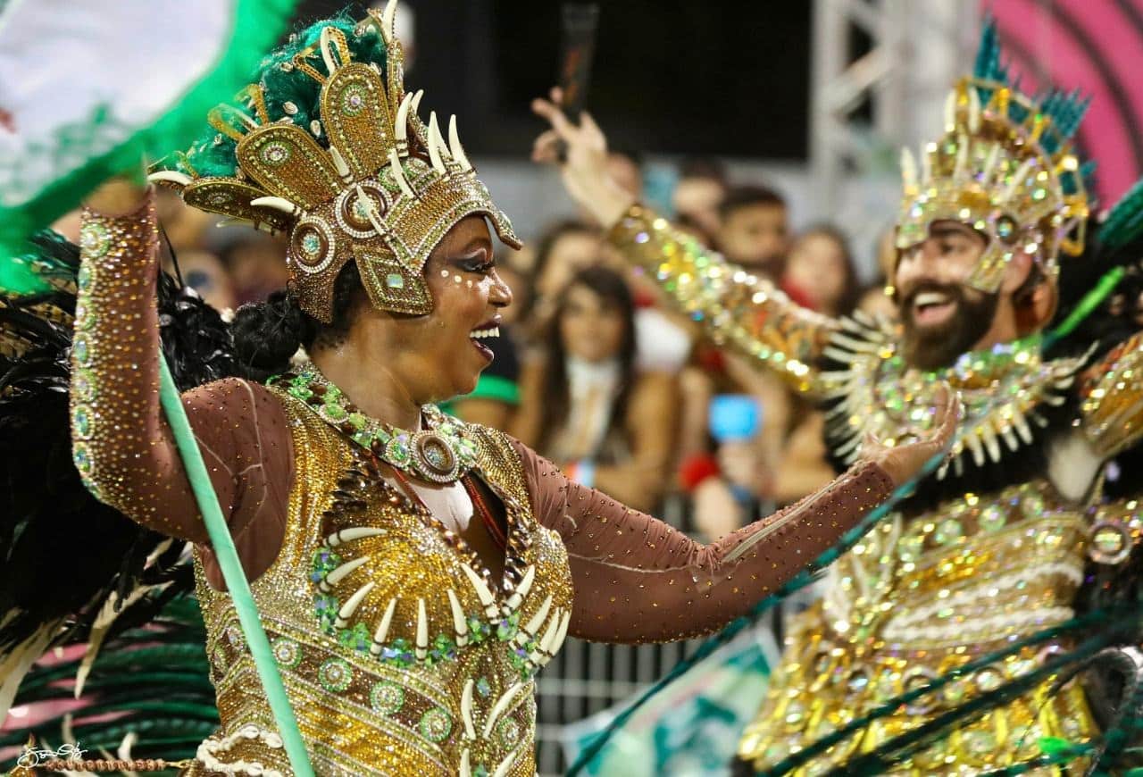 Adriana Gomes e Thiago Bispo. Foto: Divulgação/Liga-SP/Felipe Araújo