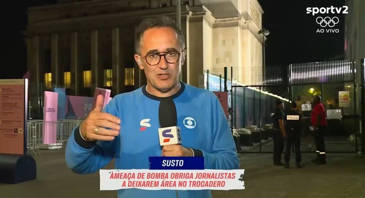 Equipe do SporTV deixa estúdio em Paris após ameaça de bomba