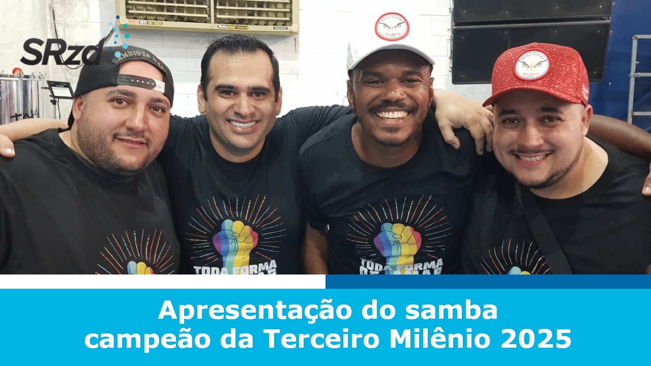 Apresentação do samba campeão da Terceiro Milênio 2025