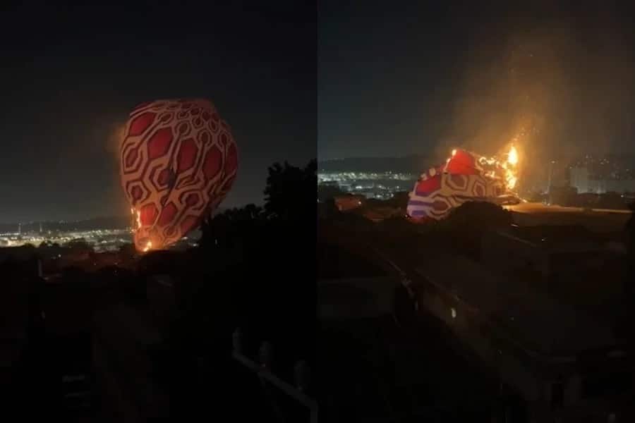 VÍDEO: Balão gigante cai, causa incêndio e deixa bairros sem luz em São Paulo