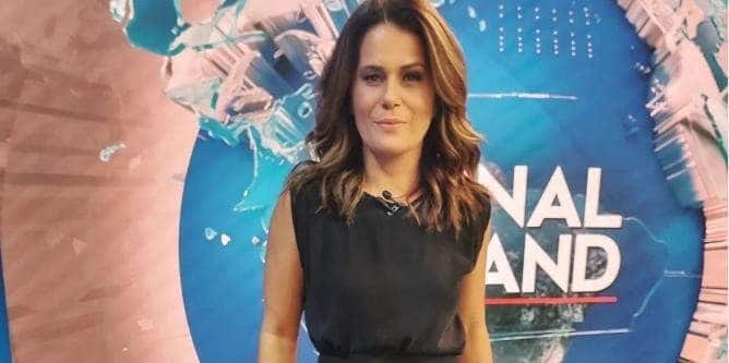 VÍDEO: Adriana Araújo passa mal durante jornal ao vivo na Band