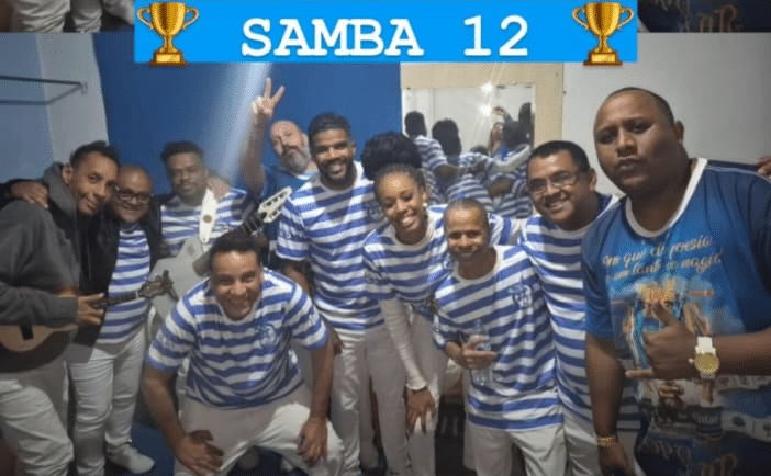 Compositores campeões na Nenê de Vila Matilde. Foto: Reprodução/Instagram/Luiz Felipe