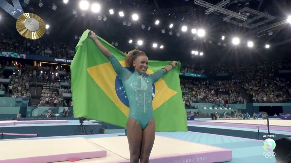 Rebeca Andrade será homenageada com a Medalha Tiradentes