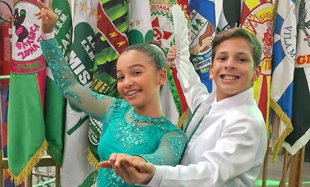 Casal mirim que encantou a web se despede da Camisa Verde e Branco