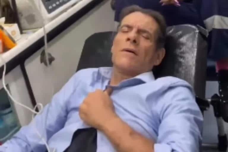 Mário Gomes desmaia durante gravação e é hospitalizado no Rio