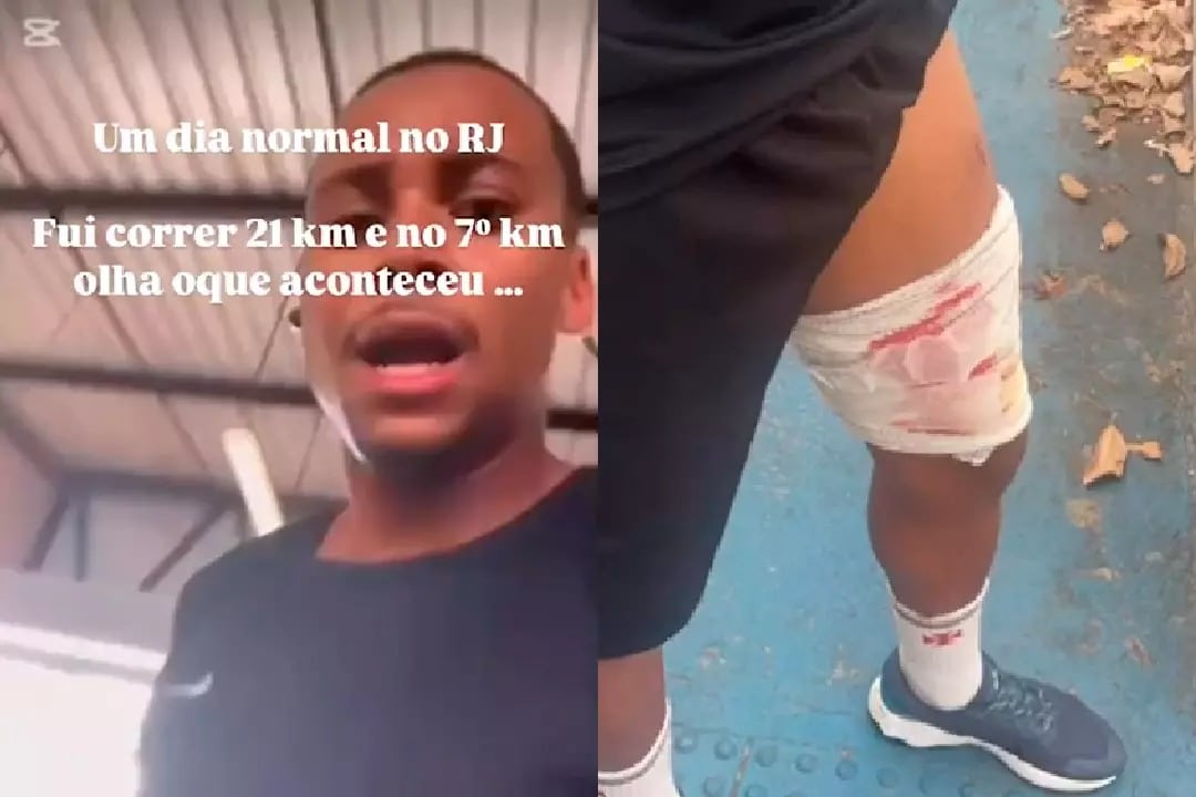 VÍDEO: Jovem é baleado enquanto se filmava correndo no Rio