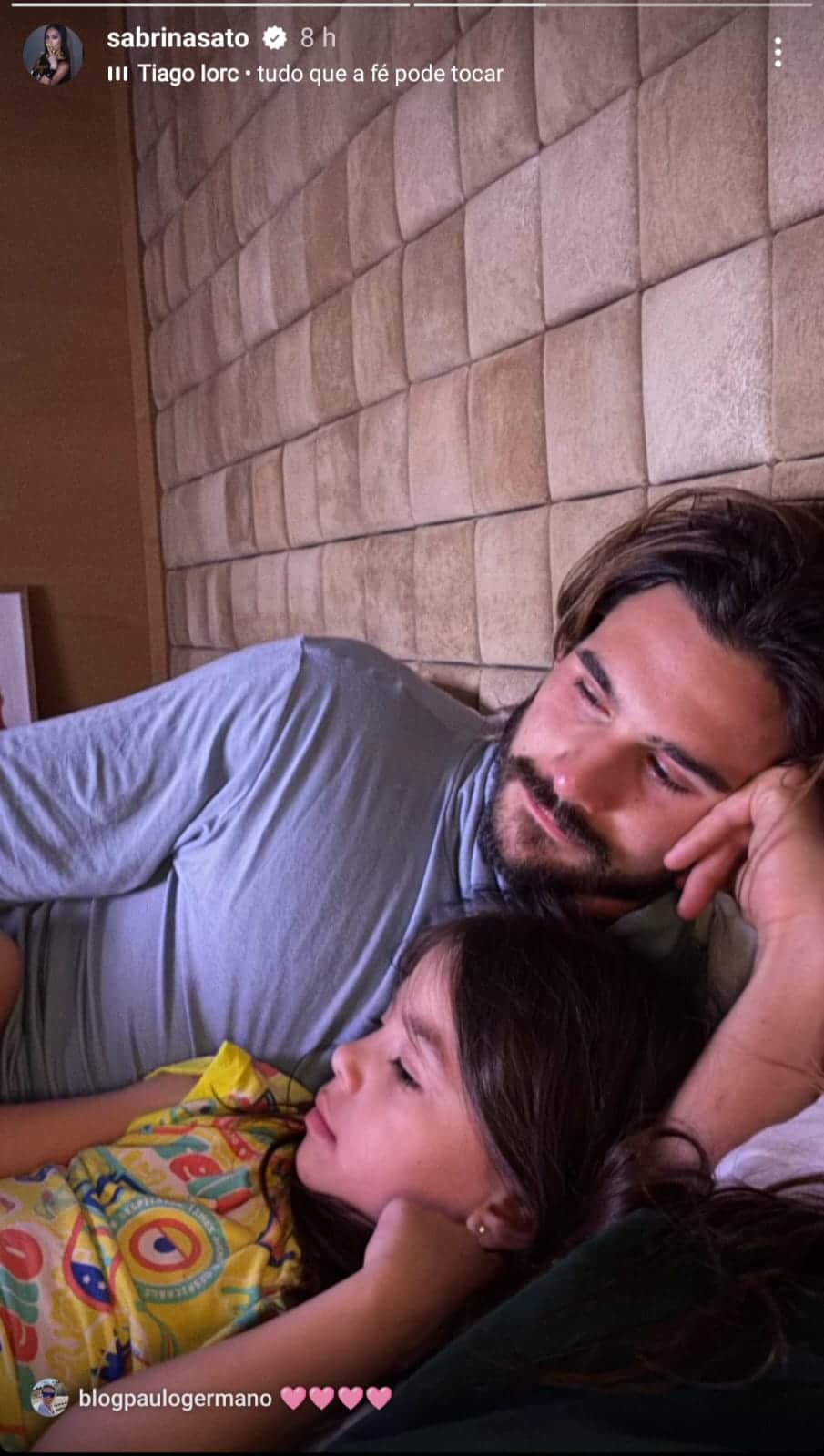 Nicolas Prattes, Zoe e Sabrina Sato aparecem juntos após perderem bebê. Foto: Reprodução/Instagram