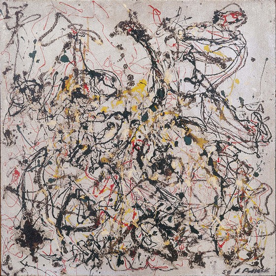 Quadro "Nº16" de Jackson Pollock. Foto: Divulgação