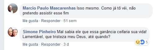 Publicação de Marcio Paulo Mascarenhas. Foto: Reprodução de Internet