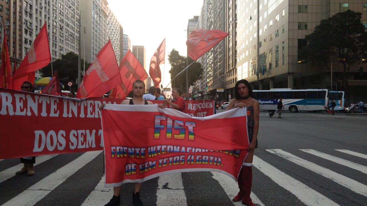 Ato pela educação e pela soberania no Rio de Janeiro. Foto: Túlio Ribeiro