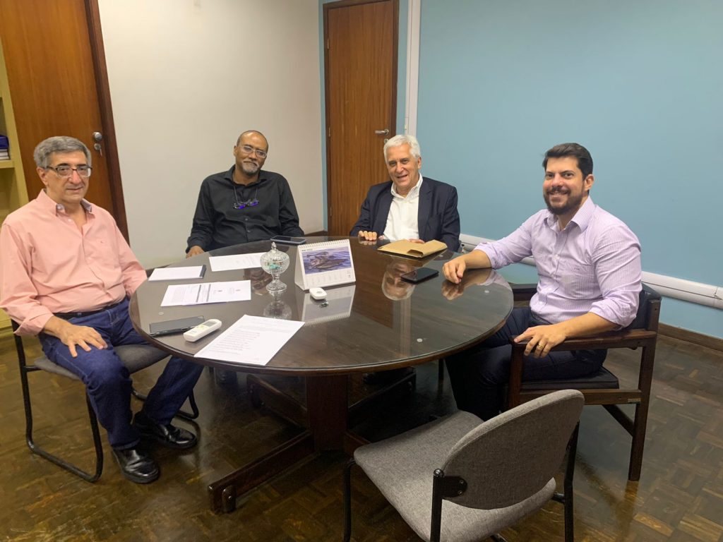 Comte Bittencourt se reune com novo reitor da UERJ. Foto: Divulgação