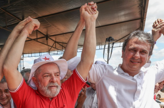 Lula e Camilo Santana. Foto: Ricardo Stuckert