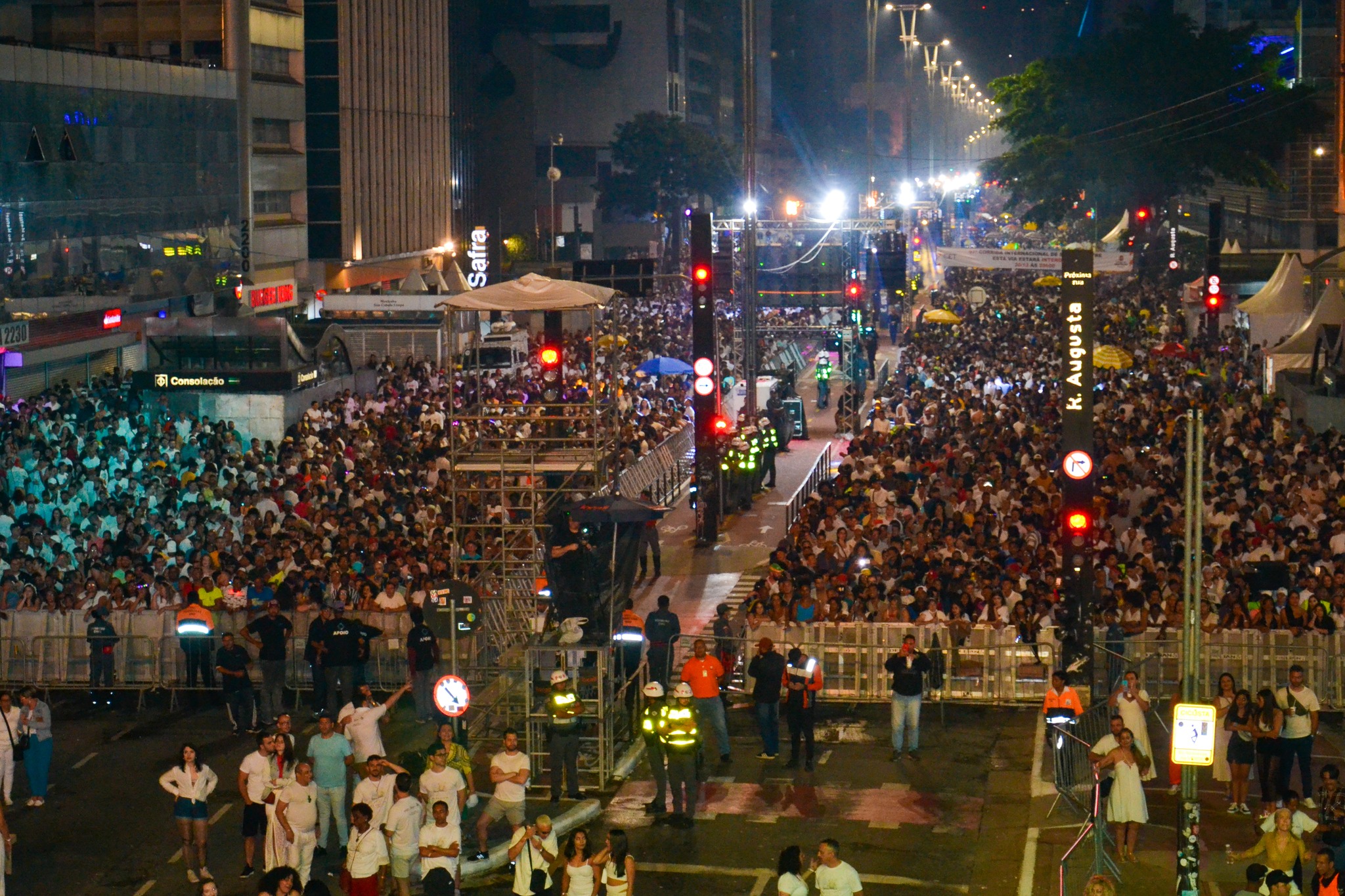 Mancha Verde no Réveillon da Paulista. Foto: Divulgação/Mancha Verde