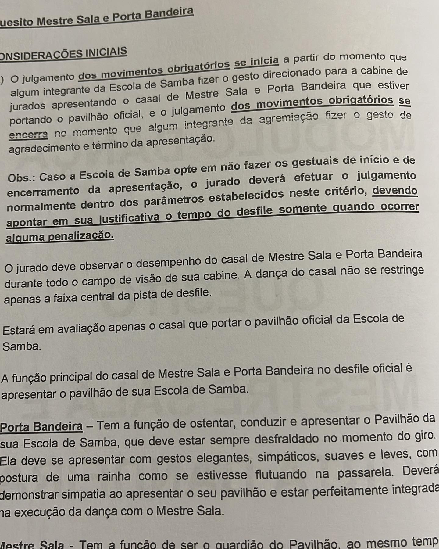 Manual do julgador do Carnaval 2023 de SP. Foto: Reprodução/Instagram/Paulo Serdan