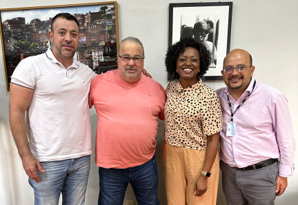 Renato Remondini, Sidnei Carrioulo, Aline Torres e Rogério Custódio. Foto: Eric Teixeira